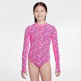 Đồ Bơi Thể Thao Một Mảnh Bé Gái Nike Swim Long Sleeve One Piece