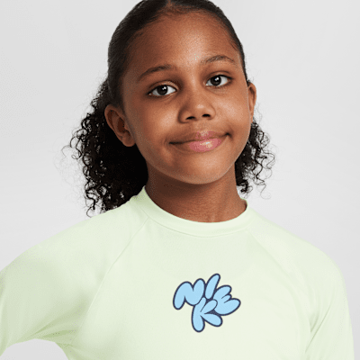 Áo Bơi Thể Thao Bé Gái Nike Swim Long Sleeve Hydroguard