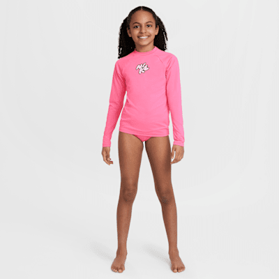 Áo Bơi Thể Thao Bé Gái Nike Swim Long Sleeve Hydroguard