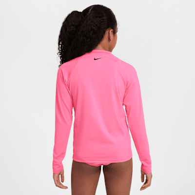 Áo Bơi Thể Thao Bé Gái Nike Swim Long Sleeve Hydroguard