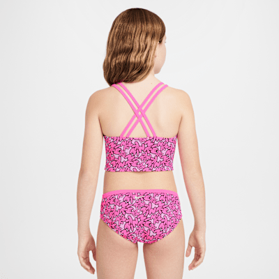 Đồ Bơi Thể Thao Hai Mảnh Bé Gái Nike Swim Spiderback Midkini Set