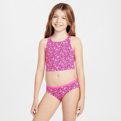 Đồ Bơi Thể Thao Hai Mảnh Bé Gái Nike Swim Spiderback Midkini Set