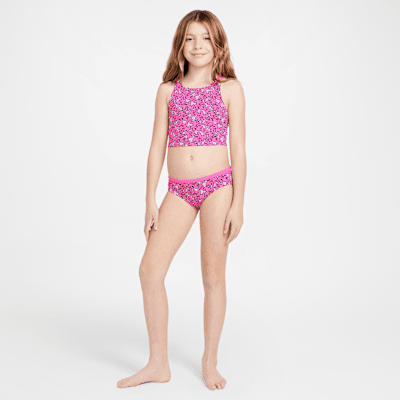 Đồ Bơi Thể Thao Hai Mảnh Bé Gái Nike Swim Spiderback Midkini Set