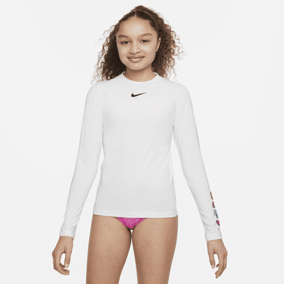 Áo Bơi Thể Thao bé gái Nike Swim LONG SLEEVE HYDROGUA