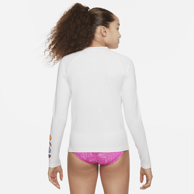 Áo Bơi Thể Thao bé gái Nike Swim LONG SLEEVE HYDROGUA