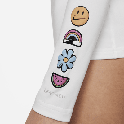 Áo Bơi Thể Thao bé gái Nike Swim LONG SLEEVE HYDROGUA