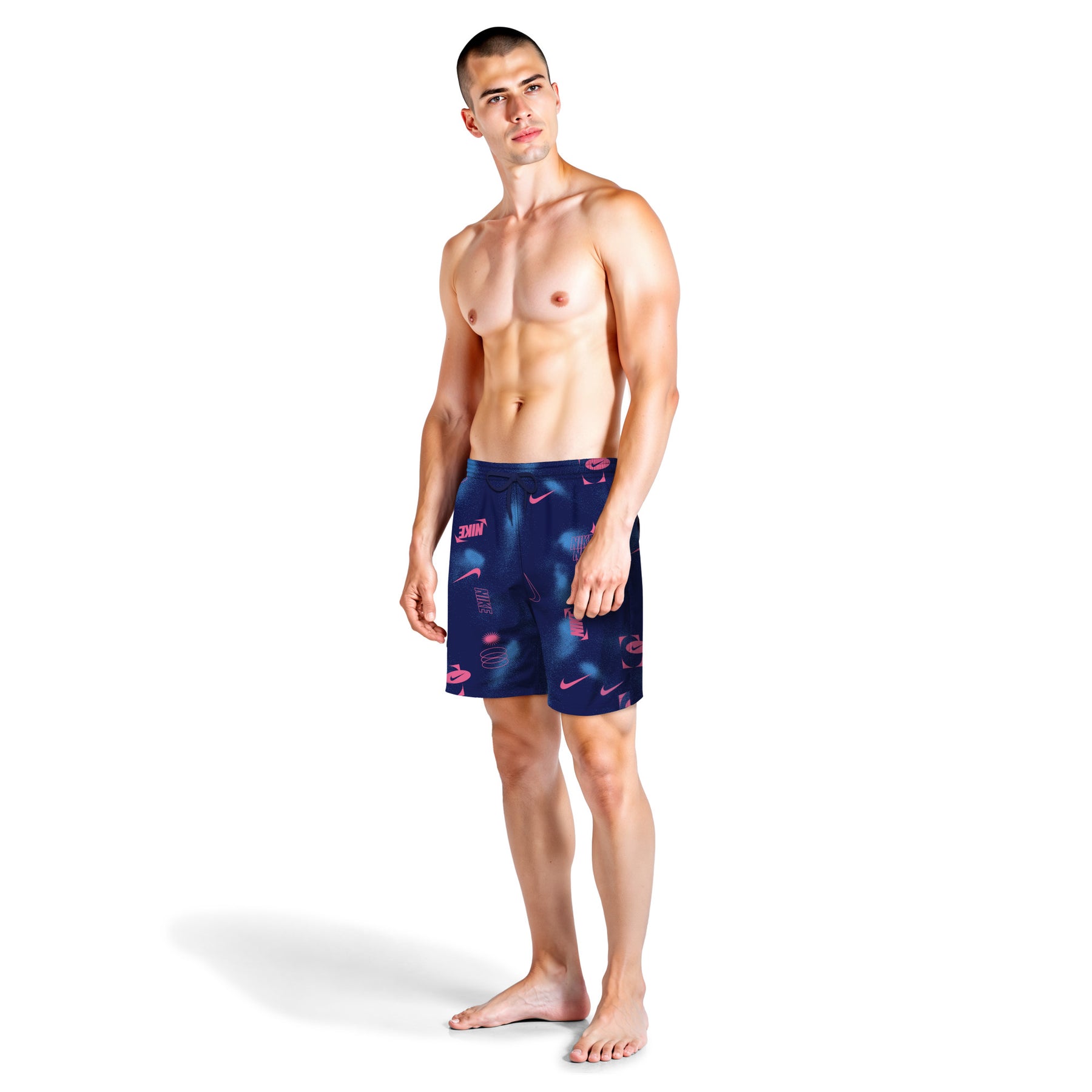 Quần Bơi Thể Thao Nam Nike Swim Nike Aura Aop 7" Volley Short