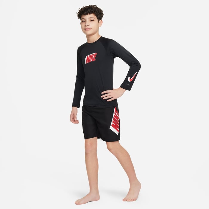 Áo Bơi Thể Thao Bé Trai NIKE YOUNG BOYS LONG SLEEVE HYDROGUARD