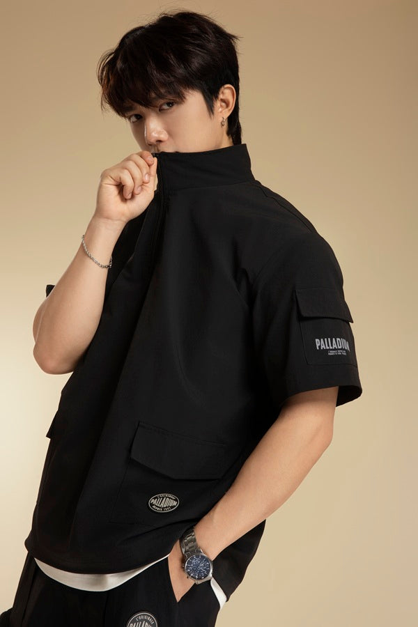 Áo Thể Thao Thời Trang Unisex Palladium High-Neck Utility Style T-Shirt