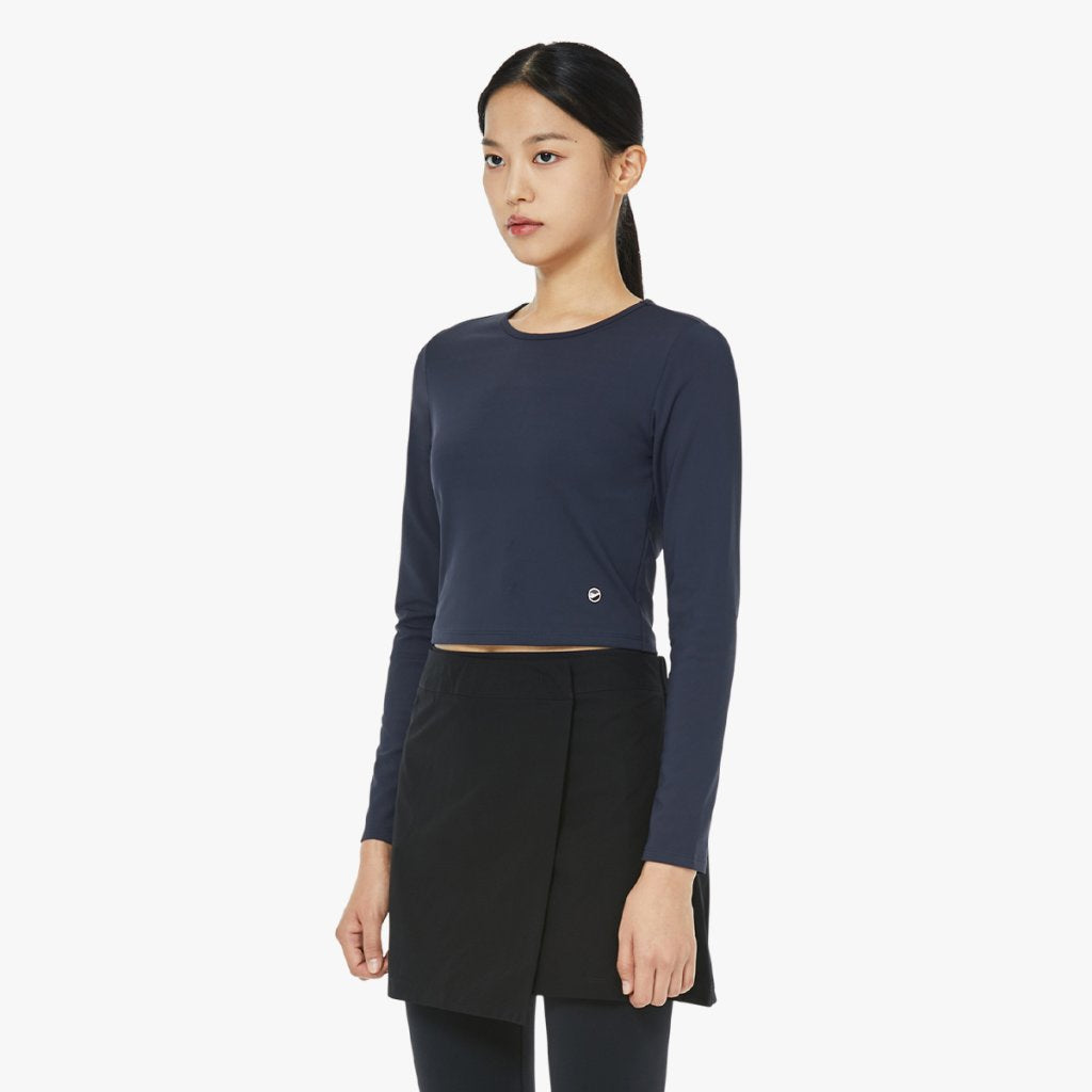 Áo Thể Thao Prospecs Nữ Semi-Crop Round T-Shirt (W)Wt-F522