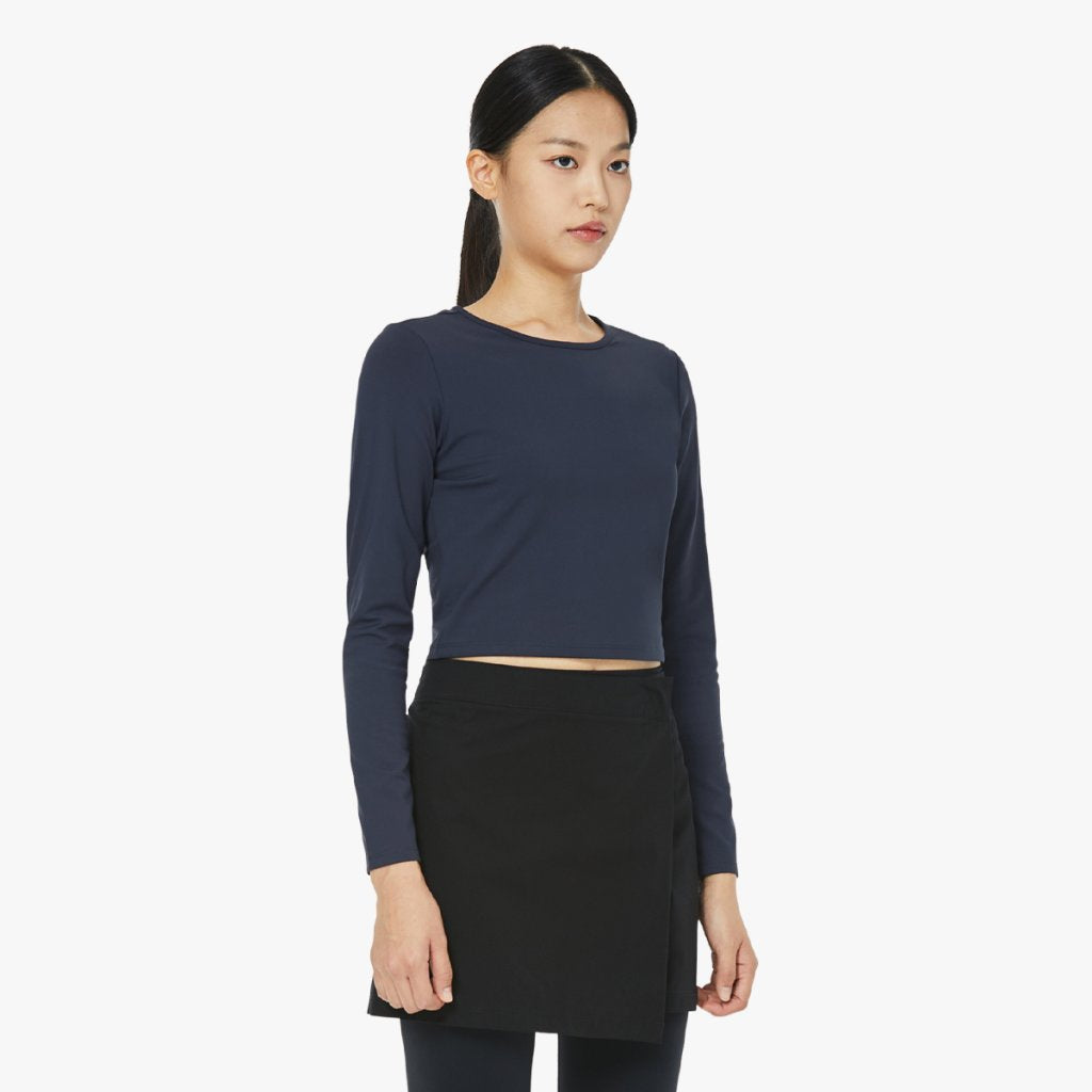 Áo Thể Thao Prospecs Nữ Semi-Crop Round T-Shirt (W)Wt-F522