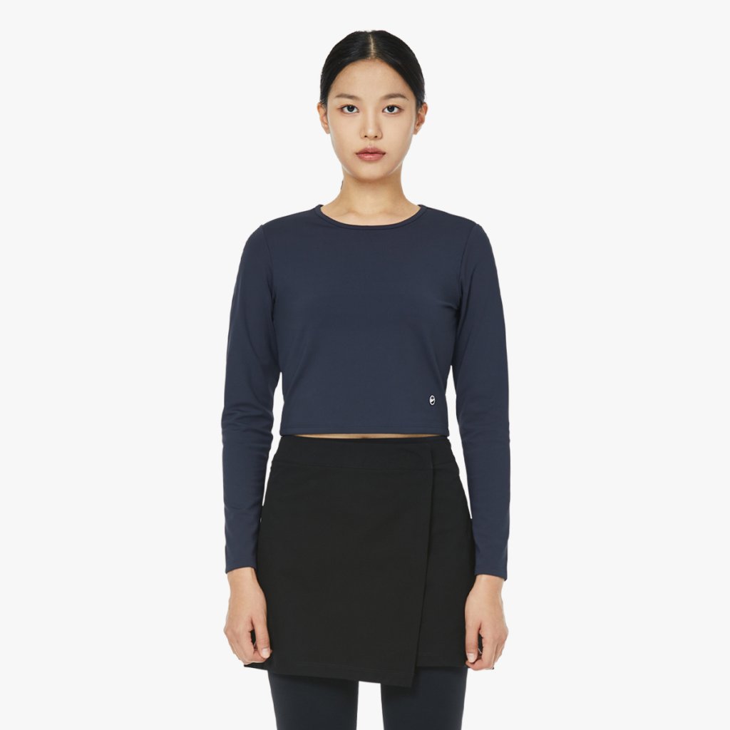 Áo Thể Thao Prospecs Nữ Semi-Crop Round T-Shirt (W)Wt-F522