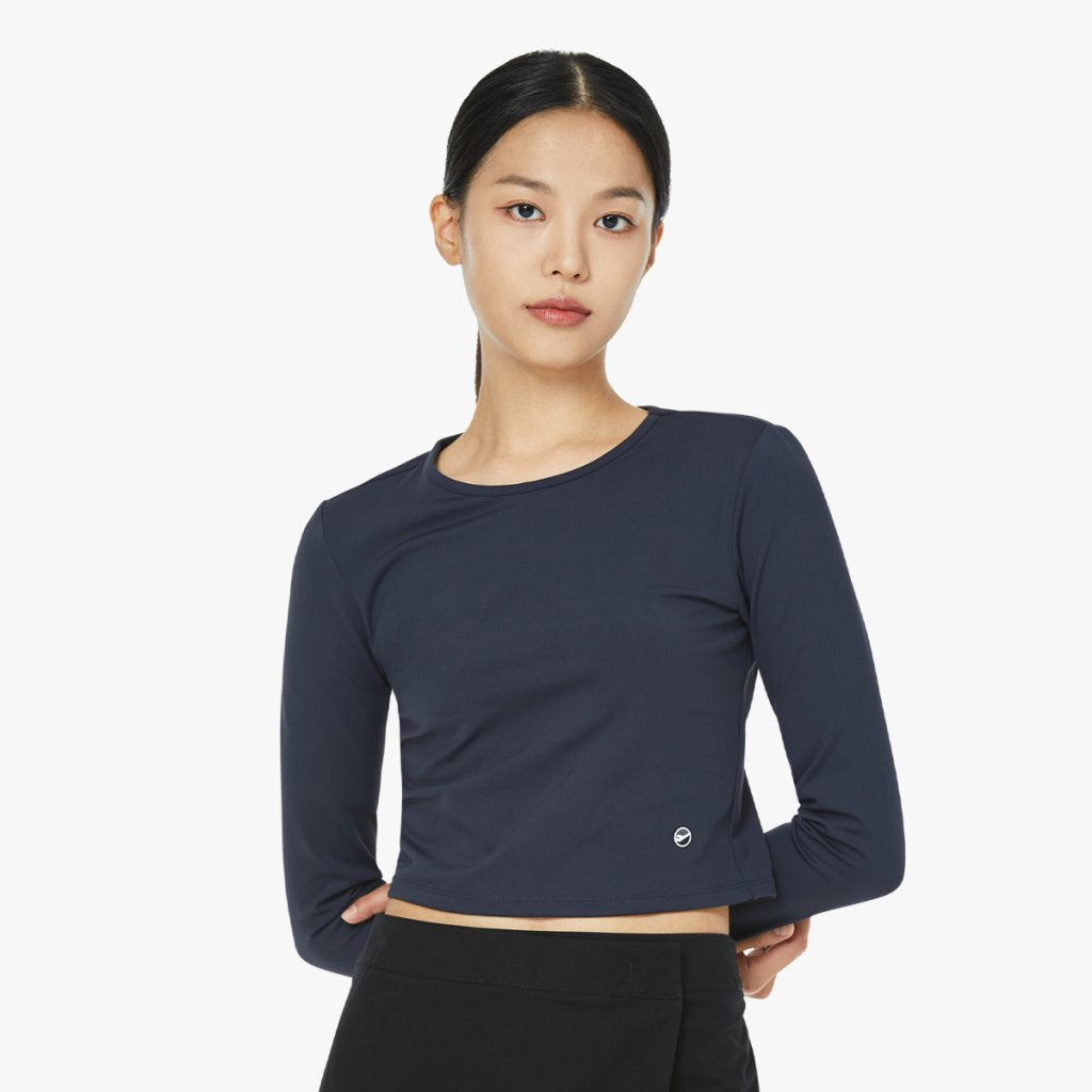 Áo Thể Thao Prospecs Nữ Semi-Crop Round T-Shirt (W)Wt-F522