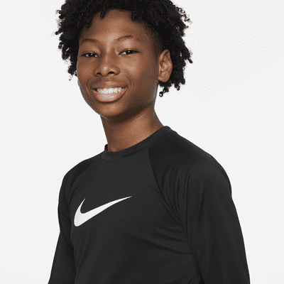 Áo Bơi Thể Thao bé trai Nike Swim SHORT SLEEVE HYDROGU