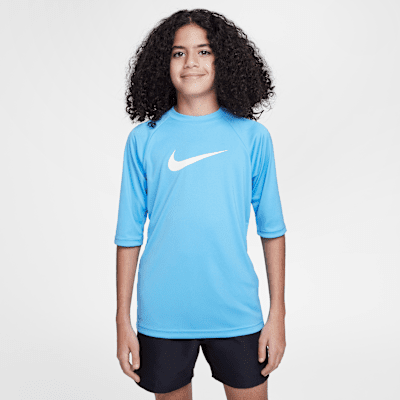 Áo Bơi Thể Thao bé trai Nike Swim SHORT SLEEVE HYDROGU