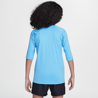 Áo Bơi Thể Thao bé trai Nike Swim SHORT SLEEVE HYDROGU