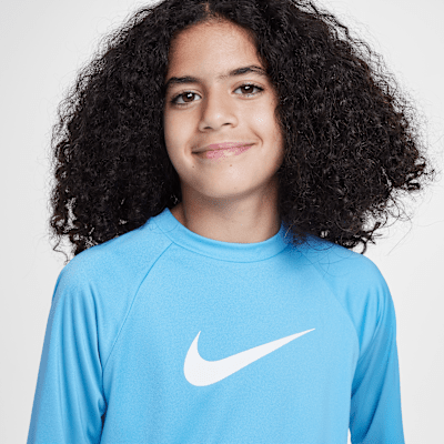 Áo Bơi Thể Thao bé trai Nike Swim SHORT SLEEVE HYDROGU