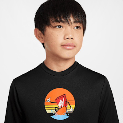 Áo Bơi Thể Thao Bé Trai Nike Swim Short Sleeve Hydroguard