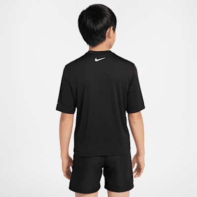 Áo Bơi Thể Thao Bé Trai Nike Swim Short Sleeve Hydroguard