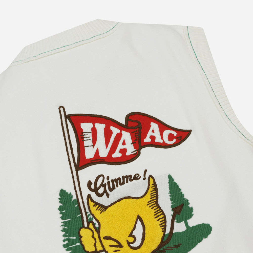 Áo Golf Nữ WAAC Women Club Embroidery Sleeveless Cardigan