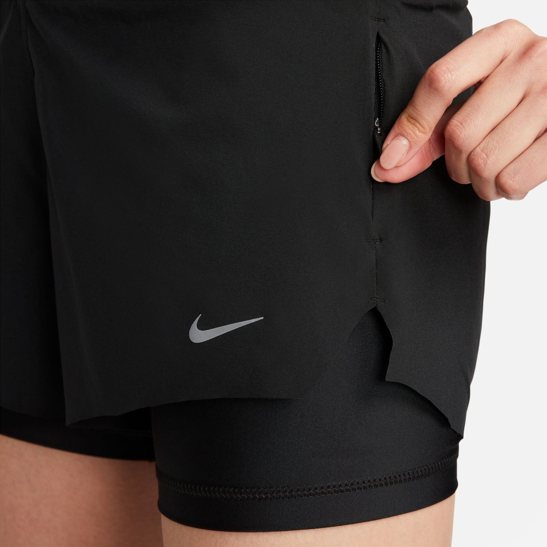 Quần Thể Thao Ngắn Nữ Nike As W Nk Swift Df Mr 3In2N1Shrt