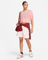 Áo Thể Thao Tay Ngắn Thời Trang Nữ Nike As W Nsw Air Aop Mesh Ss Crop