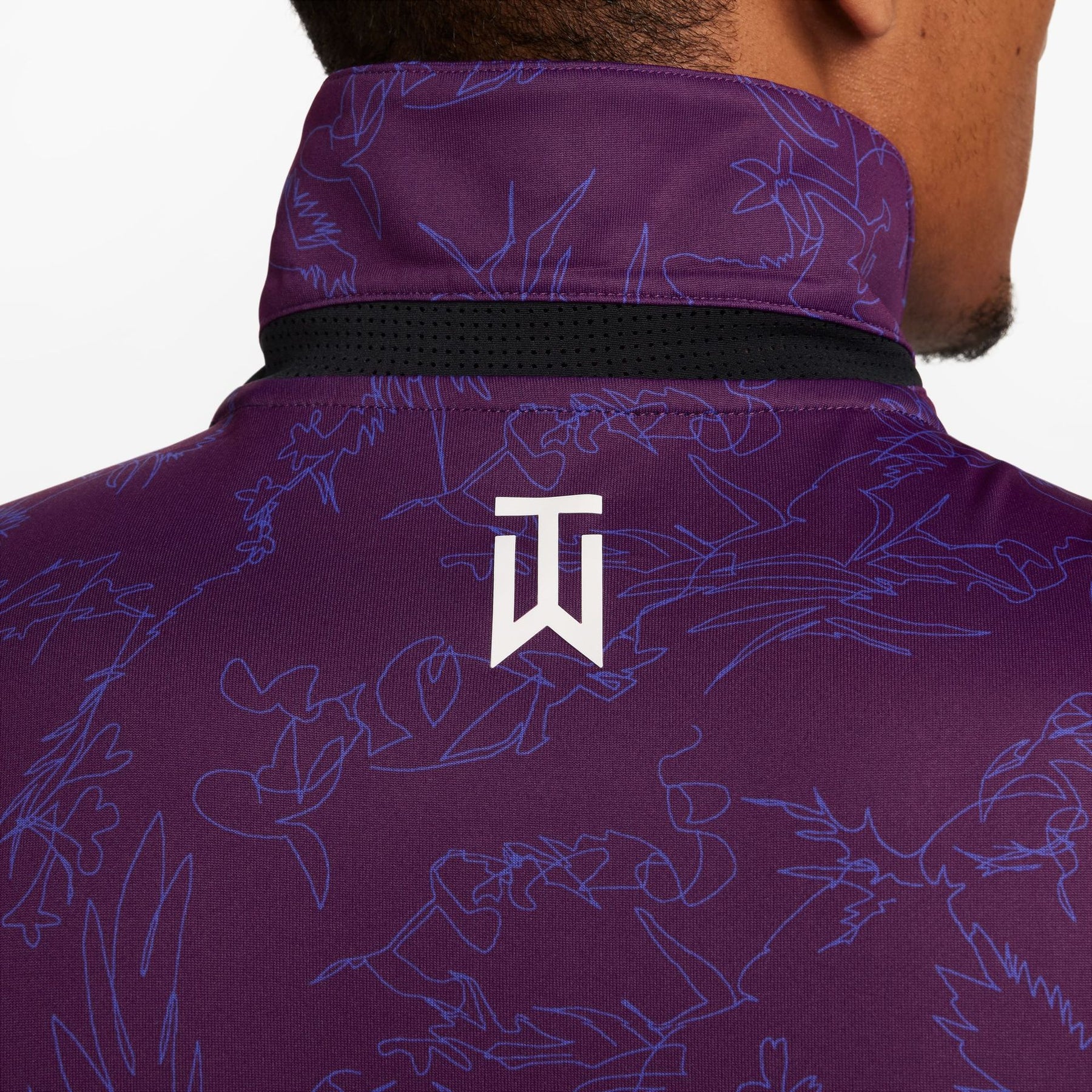 Áo Golf tay ngắn thể thao Nam Tiger Woods Men's Nike Dri-FIT