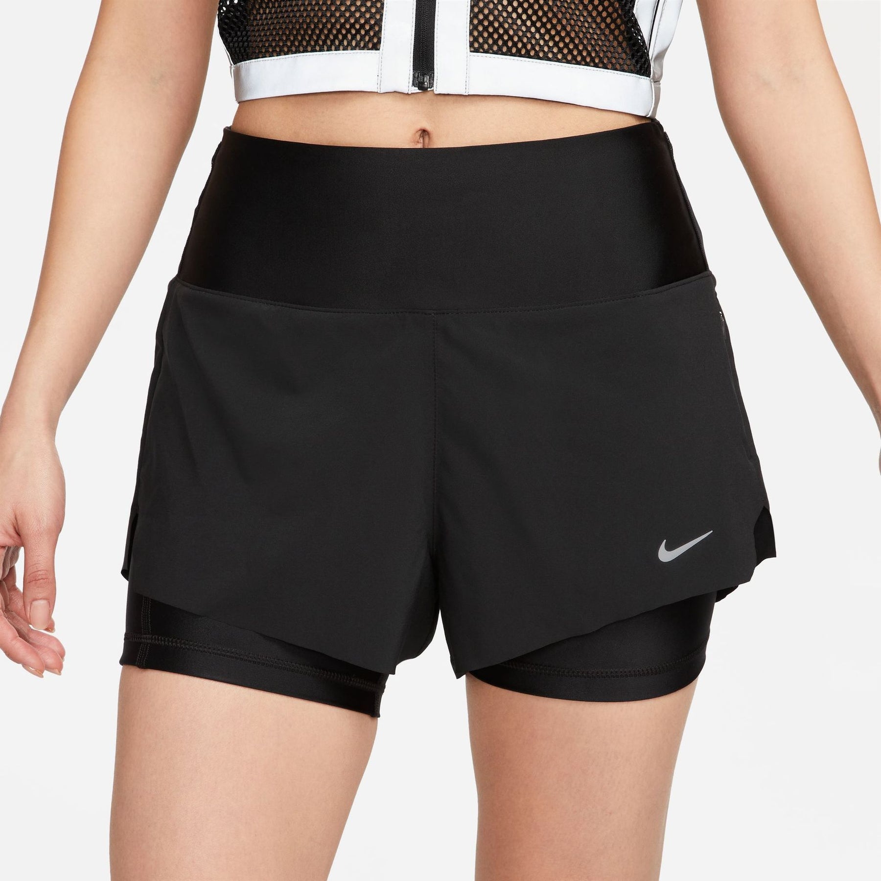 Quần Thể Thao Ngắn Nữ Nike As W Nk Swift Df Mr 3In2N1Shrt