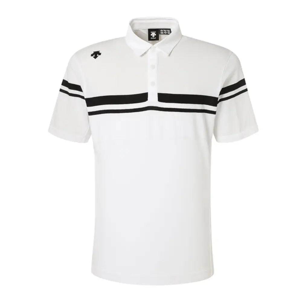 Áo Golf Polo Nam Descente Knit Jacquard Patched Ts