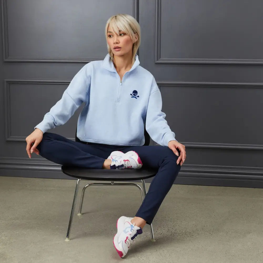 Áo Khoác Th Thao G/Fore N Skull & Ts 1/4 Zip Sweatshirt