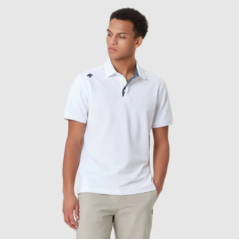Áo Polo Descente Sports Basic Uni Tough Trng / 2Xs Tay Ngn Th Thao