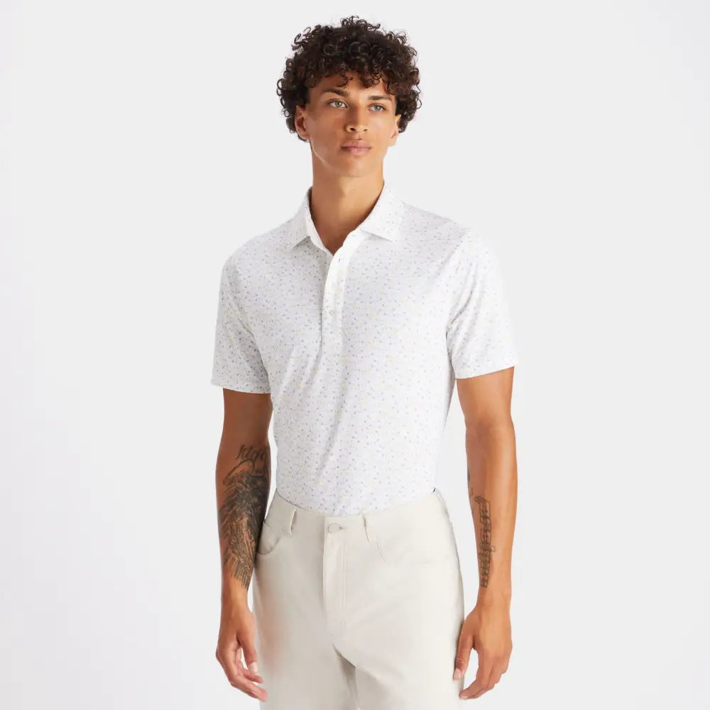 Áo Polo Tay Ngn Golf G/Fore Nam Aye Papi Tech Piqué Slim Fit