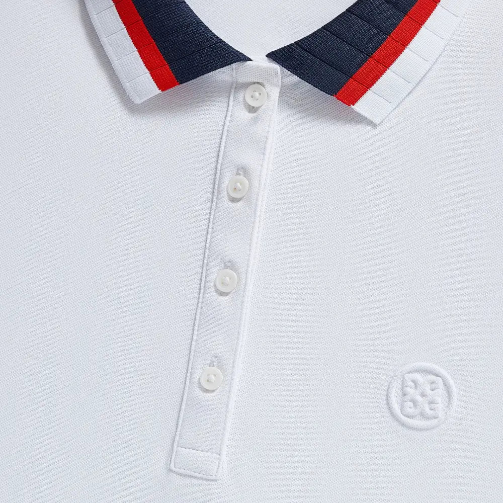 Áo Polo Tay Ngn Golf G/Fore N Pleated Collar & Cuff