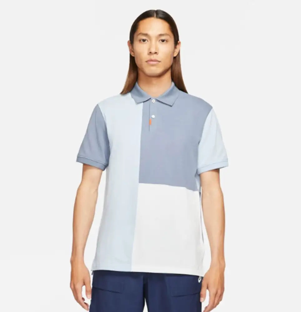 Áo Polo Tay Ngn Nam Nike Drifit Colored- Blocked Xanh Dng / 2Xl Golf