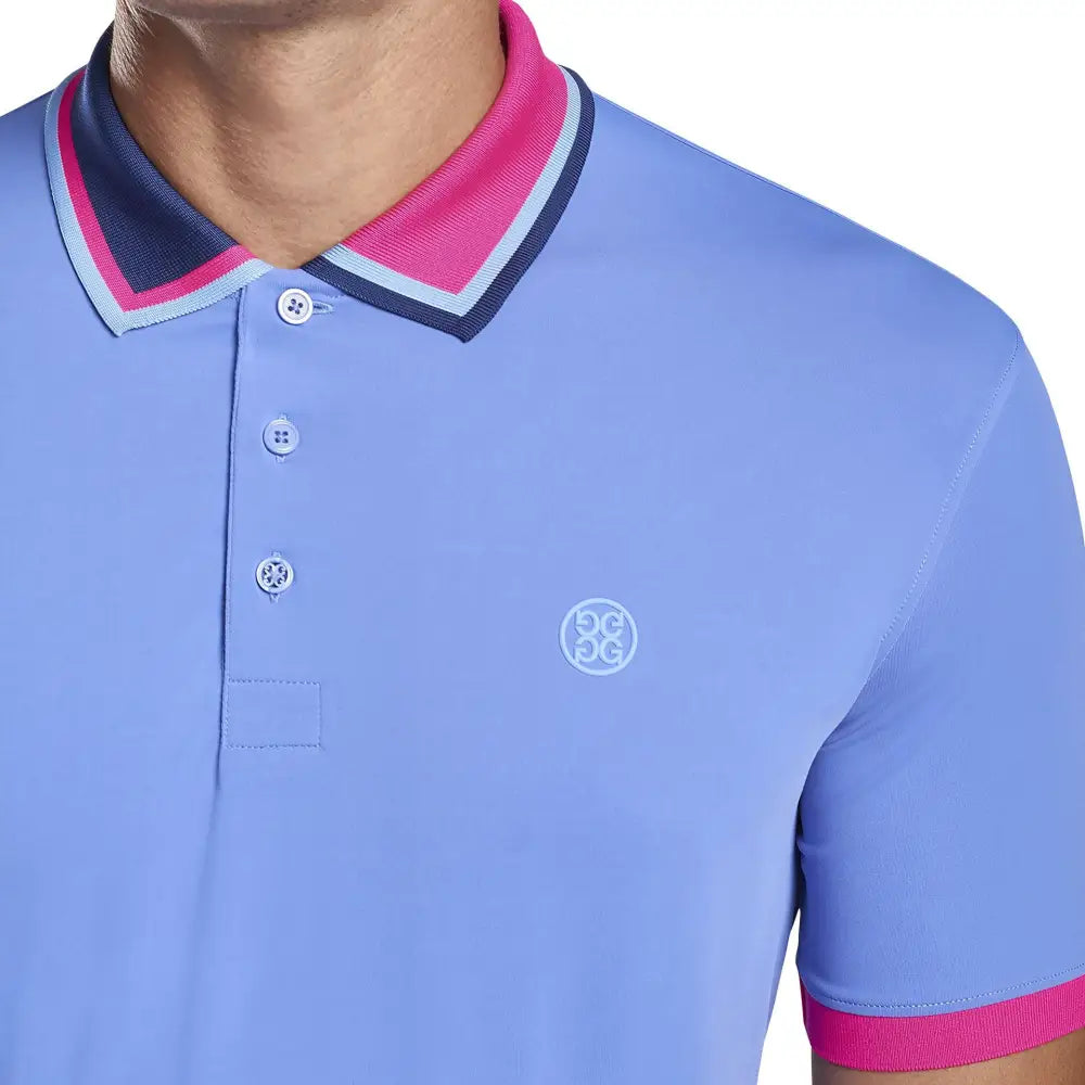 Áo Polo Tay Ngn Th Thao G/Fore Nam 2-Tone Collar Xanh Thiên Thanh / L Golf