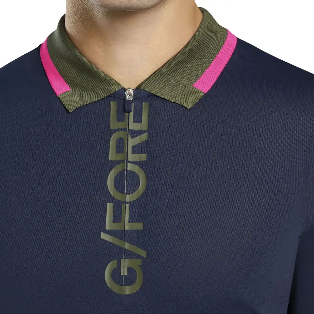 Áo Polo Tay Ngn Th Thao G/Fore Nam Logo 1/4 Zip Golf
