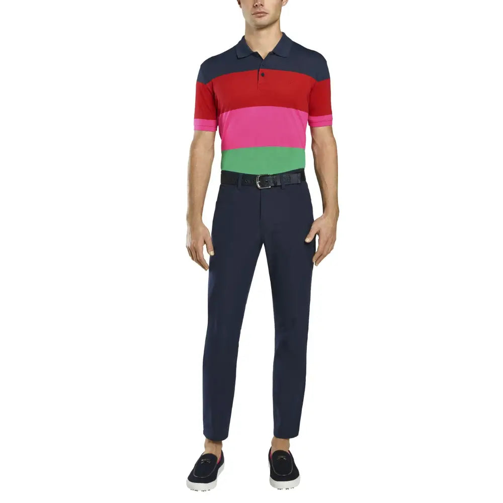 Áo Polo Tay Ngn Th Thao G/Fore Nam Multi Stripe Golf