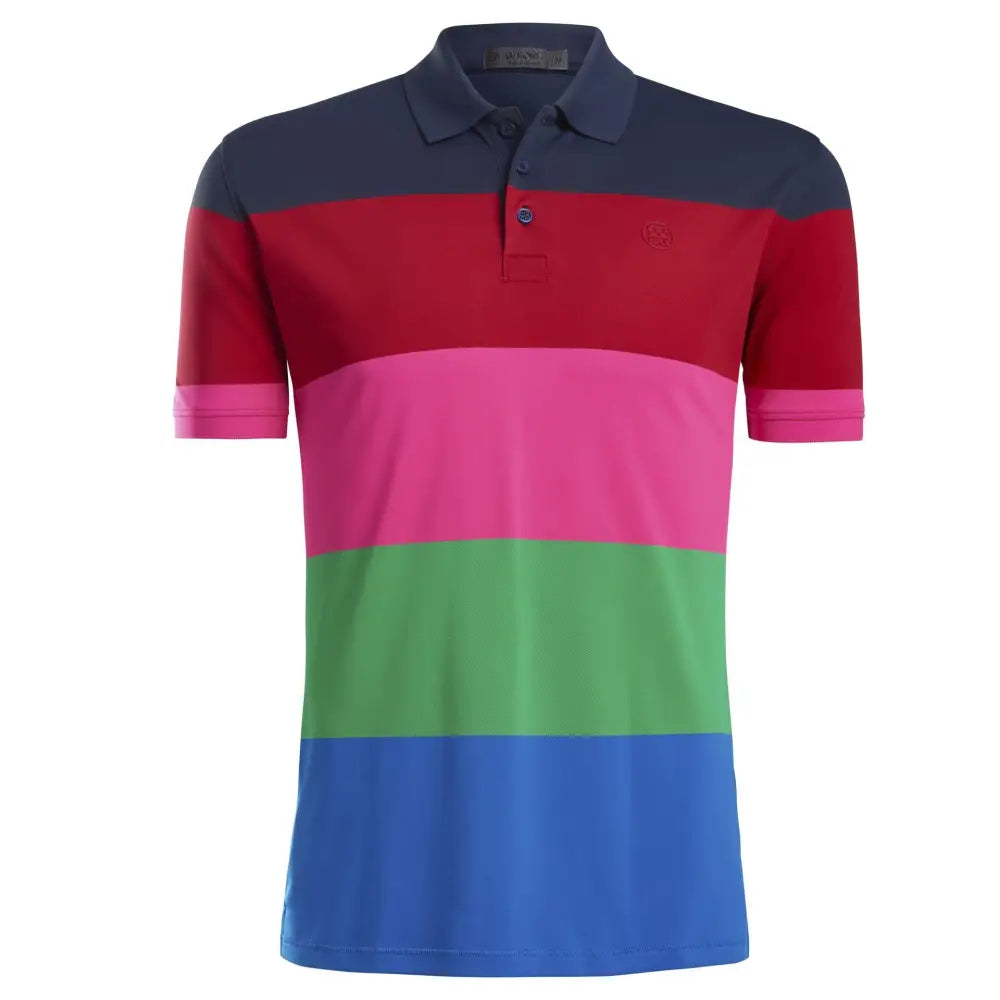 Áo Polo Tay Ngn Th Thao G/Fore Nam Multi Stripe Xanh Lá Cây / M Golf