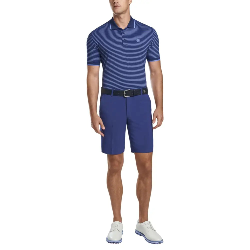 Áo Polo Tay Ngn Th Thao G/Fore Nam Perforated Wide Stripe Golf
