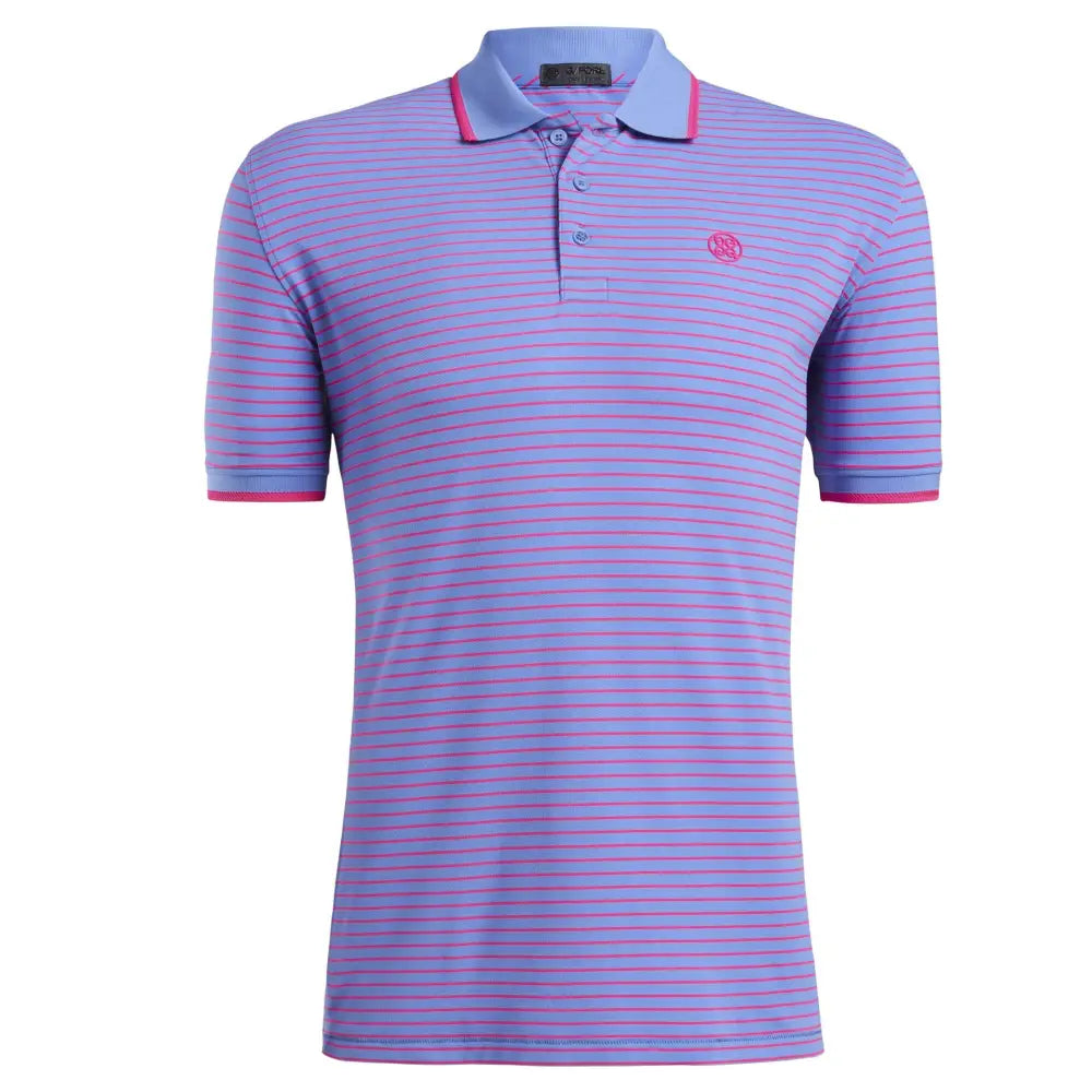 Áo Polo Tay Ngn Th Thao G/Fore Nam Perforated Wide Stripe Golf