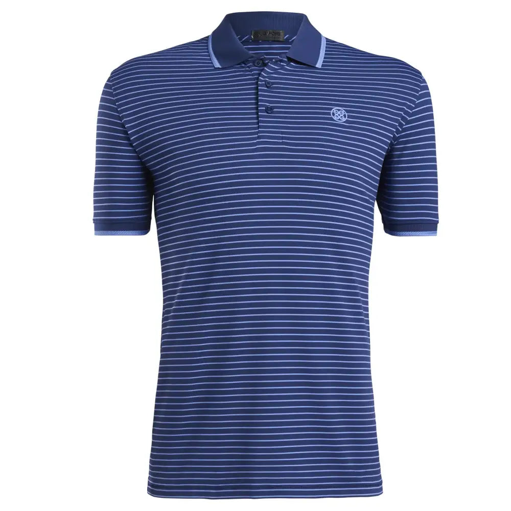 Áo Polo Tay Ngn Th Thao G/Fore Nam Perforated Wide Stripe Golf