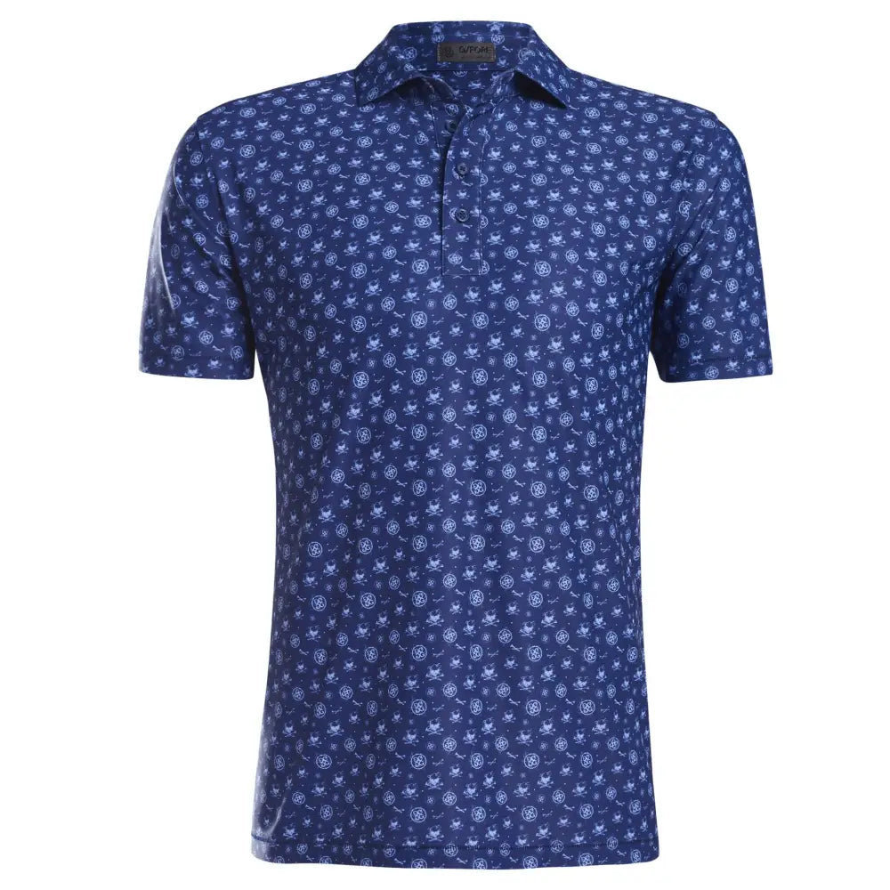Áo Polo Tay Ngn Th Thao G/Fore Nam Printed Logo Pique Golf