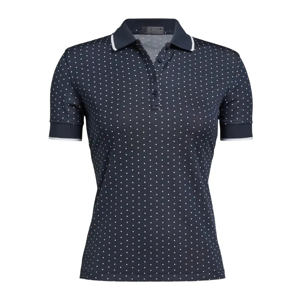 Áo Polo Tay Ngn Th Thao G/Fore N Jacquard Polkadot Xanh Tía / S Golf