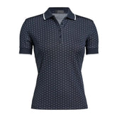 Áo Polo Tay Ngn Th Thao G/Fore N Jacquard Polkadot Xanh Tía / S Golf