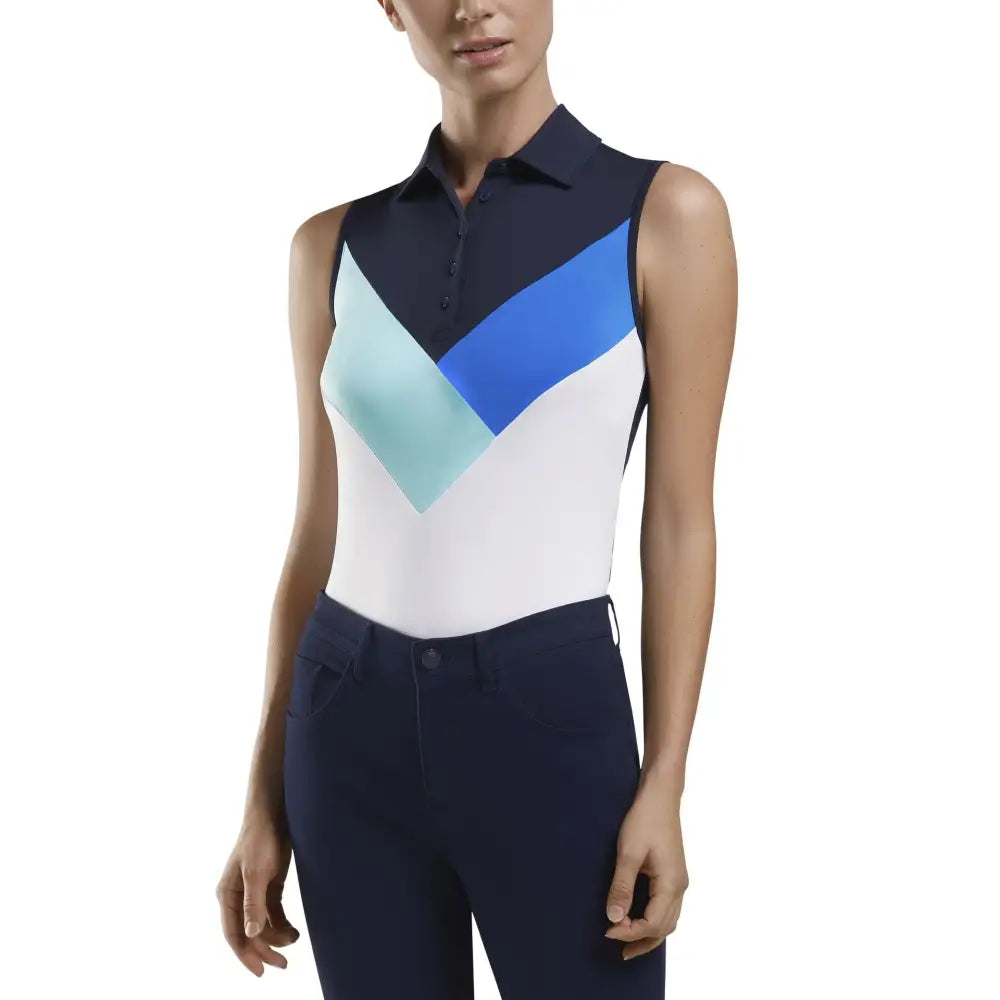 Áo Polo Tay Ngn Th Thao G/Fore N Multi V Sleeveless Golf