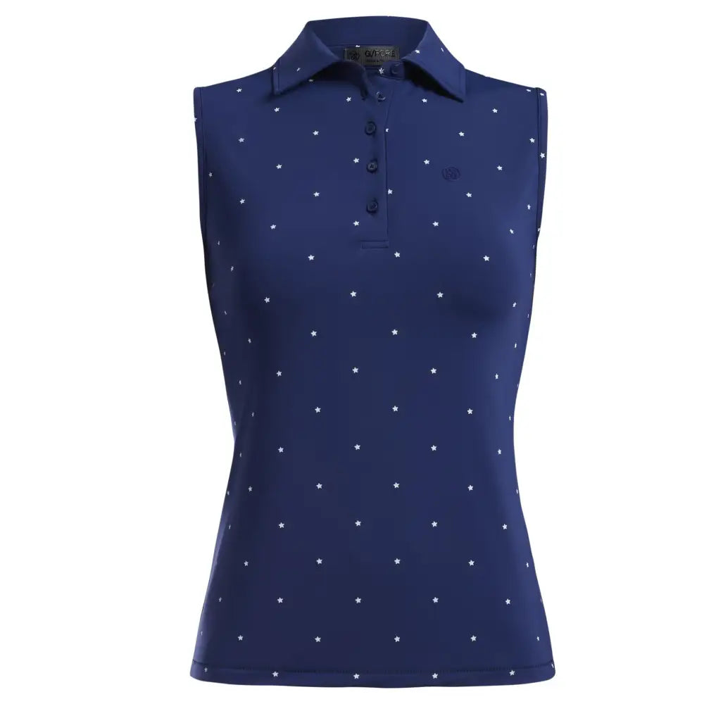 Áo Polo Tay Ngn Th Thao G/Fore N Star Print Sleevless Golf