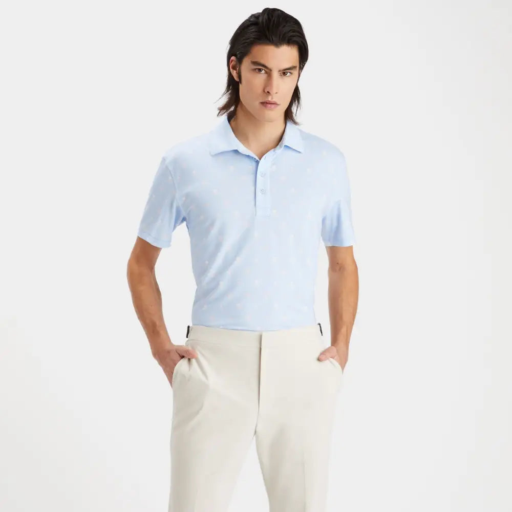 Áo Polo tay ngắn thể thao Nam G/Fore 3D ICON LOGO JERSEY POLO Góc 3