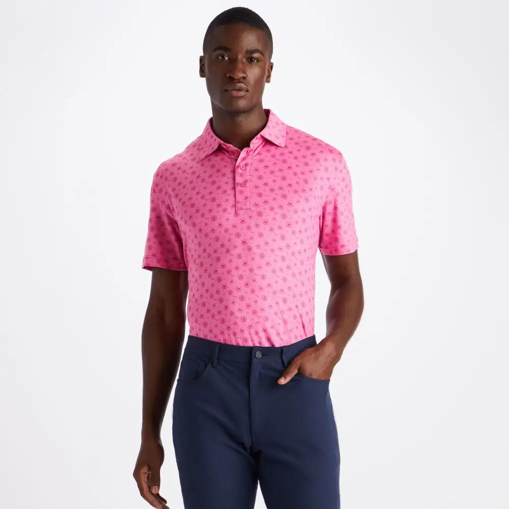 Áo Polo Tay Ngn Th Thao Nam G/Fore Skull & Ts Scribble Prnt Polo Tay Ngn Golf
