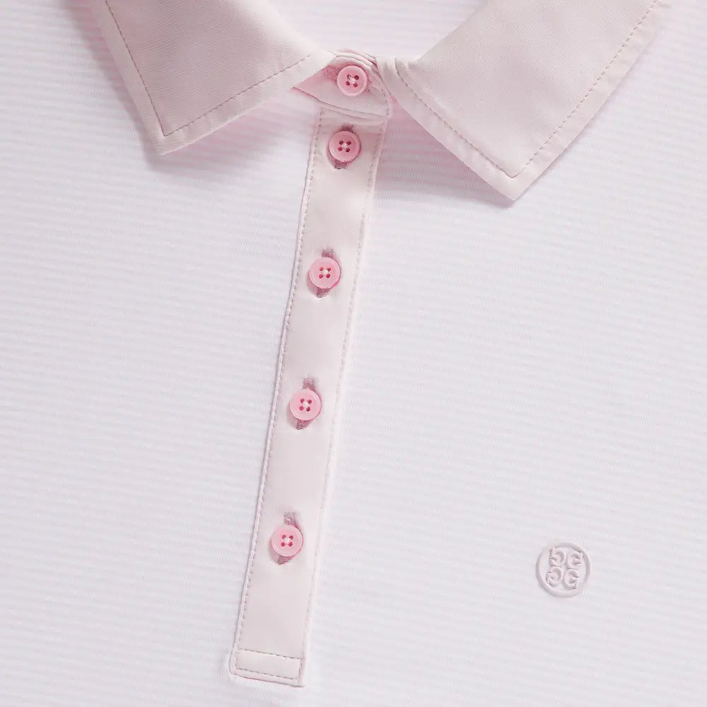 Áo Polo tay ngắn thể thao Nữ G/Fore FEEDER STRIPE POLO Góc 6