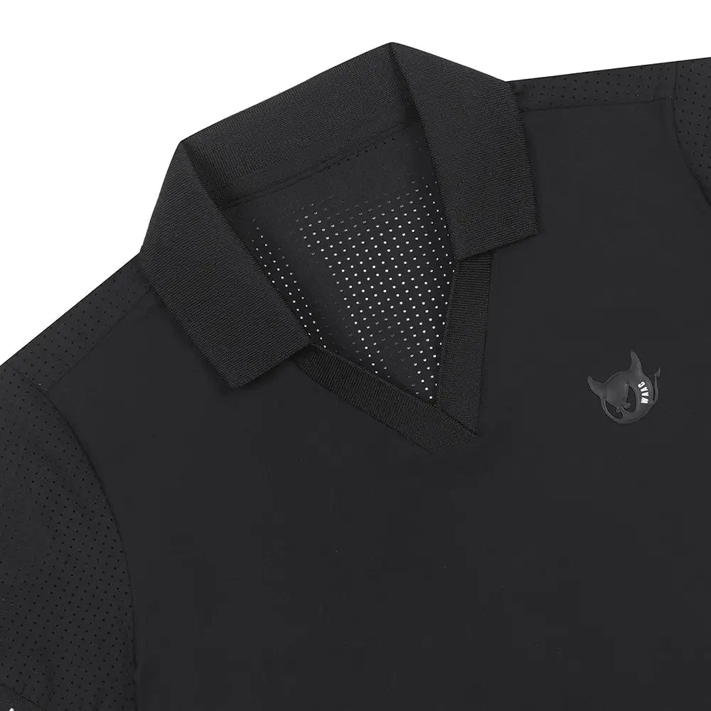 Áo Polo Th Thao Waac N W Punched Detail Shirts Tay Ngn Golf